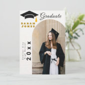 Invitation Marquez votre réussite : Graduation Party (Debout devant)