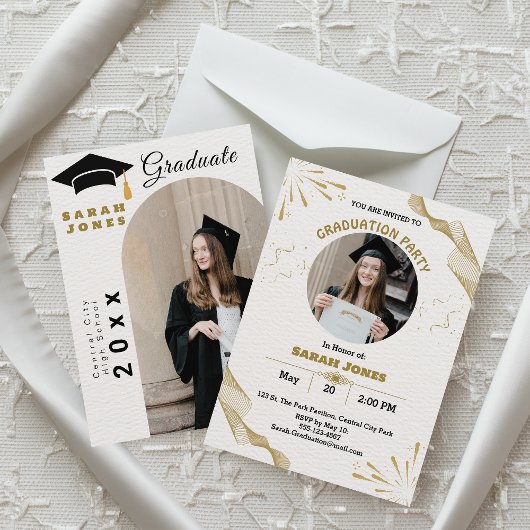 Invitation Marquez votre réussite : Graduation Party