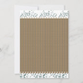 Invitation marron, bois, beige, rectangle, gris, revêtement d (Devant)