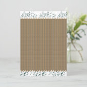 Invitation marron, bois, beige, rectangle, gris, revêtement d (Debout devant)