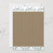Invitation marron, bois, beige, rectangle, gris, revêtement d (Dos)