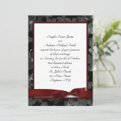 Invitation marron noire d'arc (Debout devant)