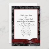 Invitation marron noire d'arc (Devant / Derrière)