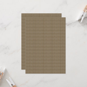 Invitation marron, rectangle, bois, beige, gris, or, police, 