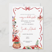 Invitation Marry Me Chicken Pasta Wedding Rehearsal Dinner (Devant)