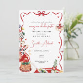 Invitation Marry Me Chicken Pasta Wedding Rehearsal Dinner (Debout devant)