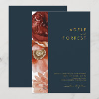 Marsala Autumn Floral | mariage tout en un