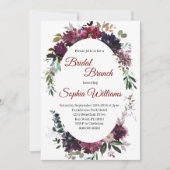 Invitation Marsala Bridal Shower (Devant)