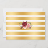 Invitation Marsala Bubbles & Brews avant de faire Couples Dou (Dos)