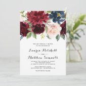 Invitation Marsala Burgundy (Debout devant)