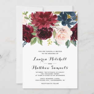 Invitation Marsala Burgundy