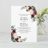 Invitation Marsala Burgundy (Debout devant)