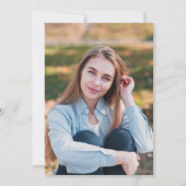 Invitation Marsala & Navy Rustic Wood Graduation Party (Dos)