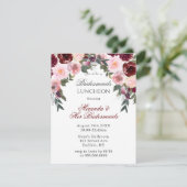 Invitation Marsala Peony Peony Peony Peony Luncheon En (Debout devant)