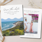 Invitation Martha's Vineyard Photo Save the Date Mariage