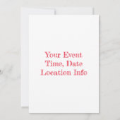 Invitation Martini à cheveux longs Mermaid Thunder_Cove (Dos)