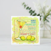 Invitation - Martini à la goutte de citron (Debout devant)