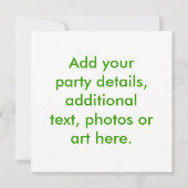 Invitation - Martini à la goutte de citron (Dos)