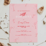 Invitation Martini à main Whimsical 30e fête d'anniversaire<br><div class="desc">Cette invitation fantaisiste à la fête d'anniversaire est parfaite pour une fête de 30ème anniversaire avec une bordure dessinée à la main rétro griffée. Pour une personnalisation plus avancée de cette conception, par exemple la modification de la disposition, de la police ou de la taille du texte, cliquez sur le...</div>