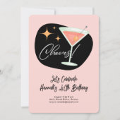 Invitation Martini Anniversaire (Devant)