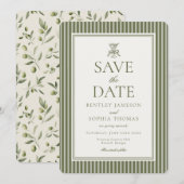 Invitation Martini aux olives Un peu plus près Rayure Épargne (Devant / Derrière)