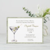Invitation Martini Bridal Shower (Debout devant)