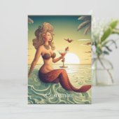 Invitation Martini Classy Mermaid Thunder_Cove (Debout devant)