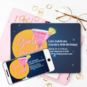 Invitation Martini de soirée entre filles