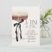 Invitation Martini Espresso Tini Bit Bow Plus Anci (Debout devant)