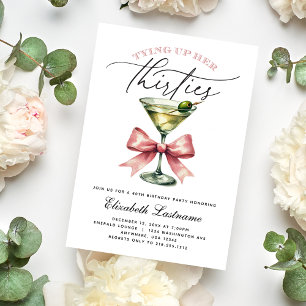 Invitation Martini Fêtant Ses 40 Ans