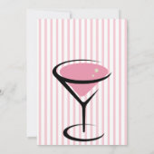 Invitation {martini} fillettes nocturnes (Dos)