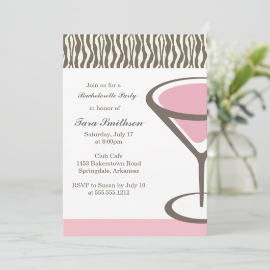 Invitation {martini} fillettes nocturnes (Debout devant)