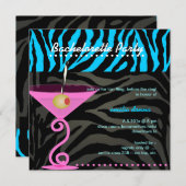 Invitation Martini rose PixDezines (Devant / Derrière)