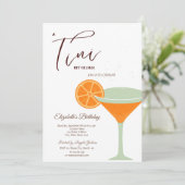 Invitation Martini Un peu plus vieux vert (Debout devant)