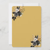 Invitation Martini Verre Rose Noir Brunch & Bubbly (Dos)