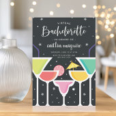 Invitation Martini Virtual Bachelorette Party