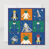 Invitation Martzkins dans l'invitation de fête d'anniversaire (Devant)