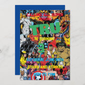 Invitation Marvel (Devant / Derrière)