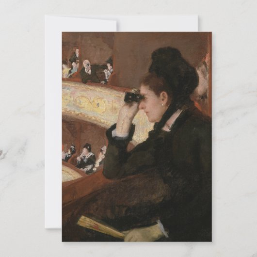Invitation Mary Cassatt - Dans la loge (Devant)