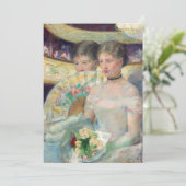 Invitation Mary Cassatt - La Loge (Debout devant)