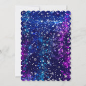 Invitation Mascarada de Cumpleaños Personalizada Azul Real (Dos)