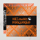 Invitation Mascarade 311-Halloween (Devant / Derrière)