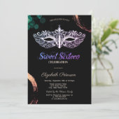 Invitation Mascarade Cool pour un Sweet 16 (Debout devant)
