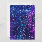 Invitation Mascarade d'anniversaire Royal Blue personnalisée (Dos)