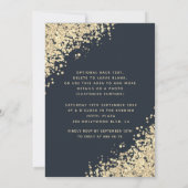 Invitation Mascarade diamant luxe or doux 16 (Dos)