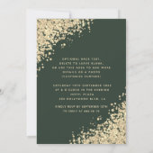 Invitation Mascarade diamant luxe or doux 16 Invitati (Dos)