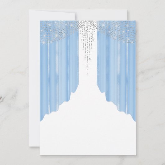 Invitation Mascarade Mascarade Royal Blue Quinceanera (Dos)