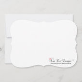 Invitation Mascarade rose chaud mascarade masque costume Hall (Dos)