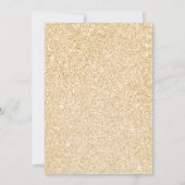 Invitation Mascarade rouge or parties scintillant masque Swee (Dos)