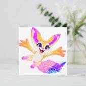 Invitation Mascotte de fête Kawaii Chibi (Debout devant)